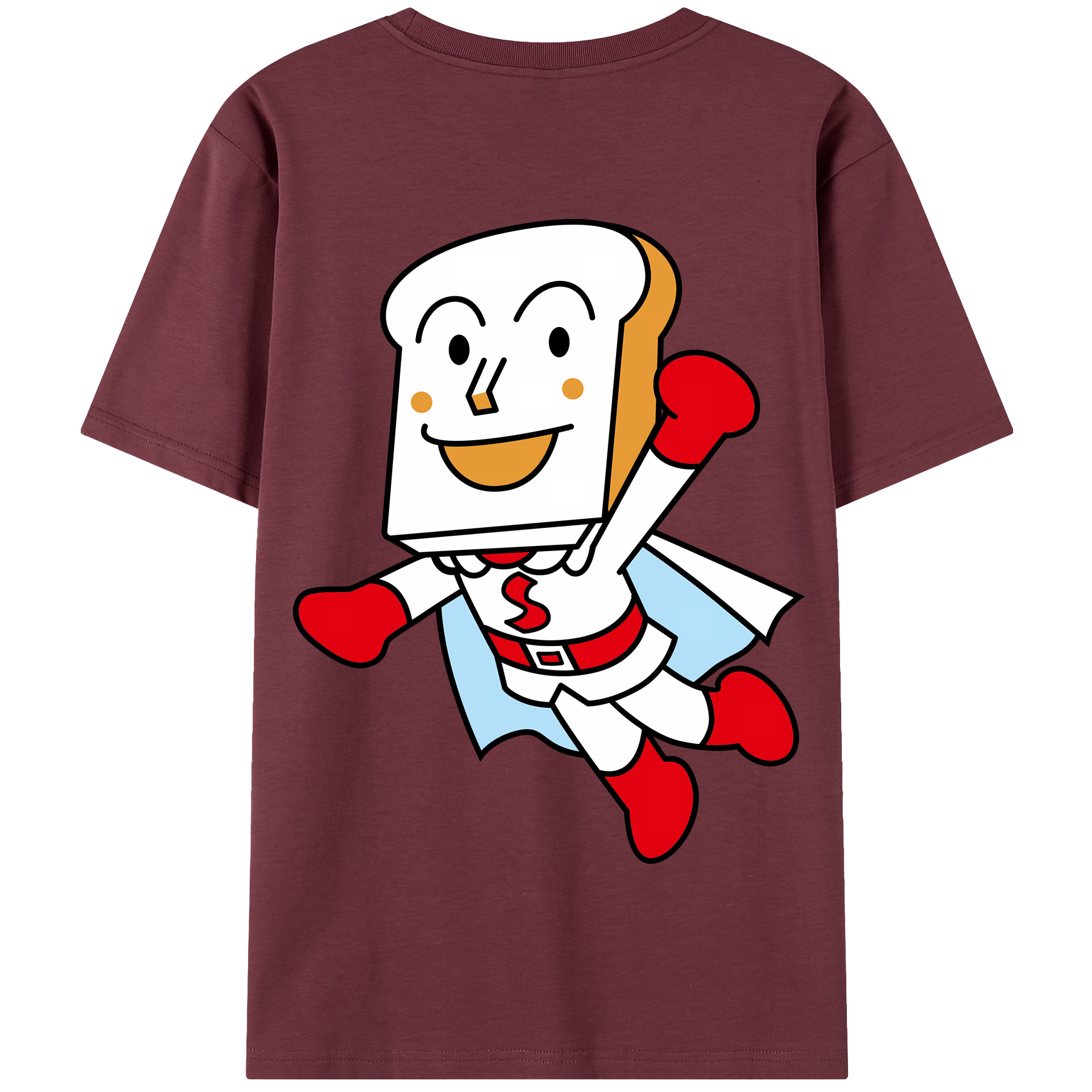 （画像用） アンパンマン Anpanman 綿100％半袖Tシャツ（背面プリント）